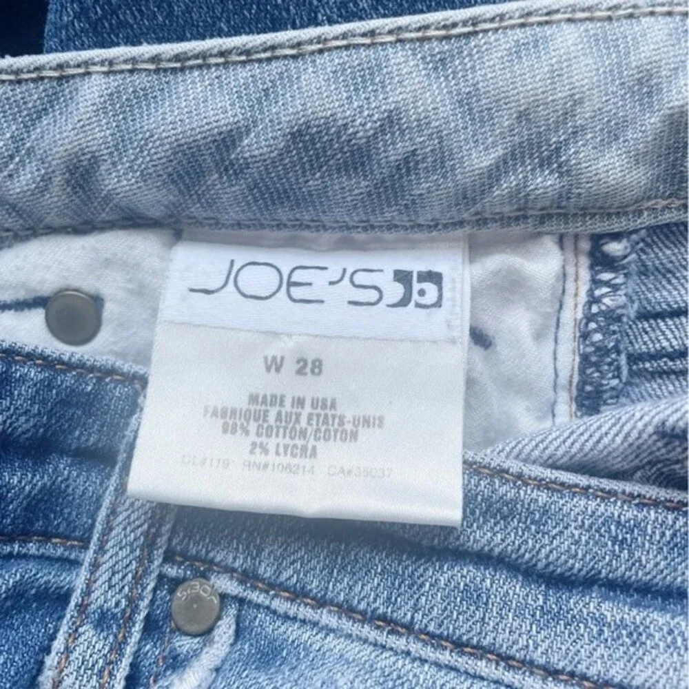 Joe’s Jeans Low Rise Flare Medium Wash Cotton Denim Bootcut Wide Leg Size 28 | 6 - Picture 11 of 14